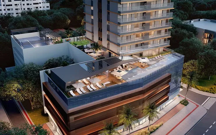 Apartamento 2 dormitórios (sendo 1 suíte) + banheiro social à venda em Praia Brava, Itajaí, foto 2