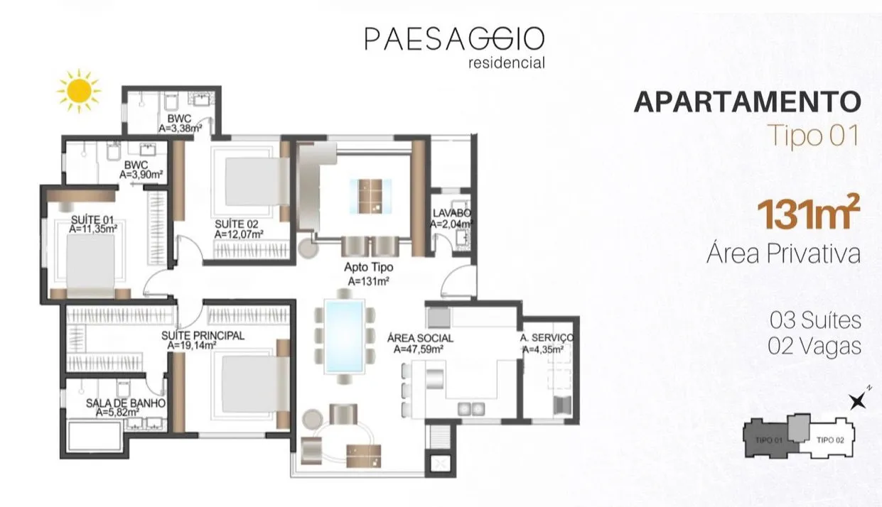 Apartamento 3 suítes à venda em Centro, Balneário Camboriú, foto 3