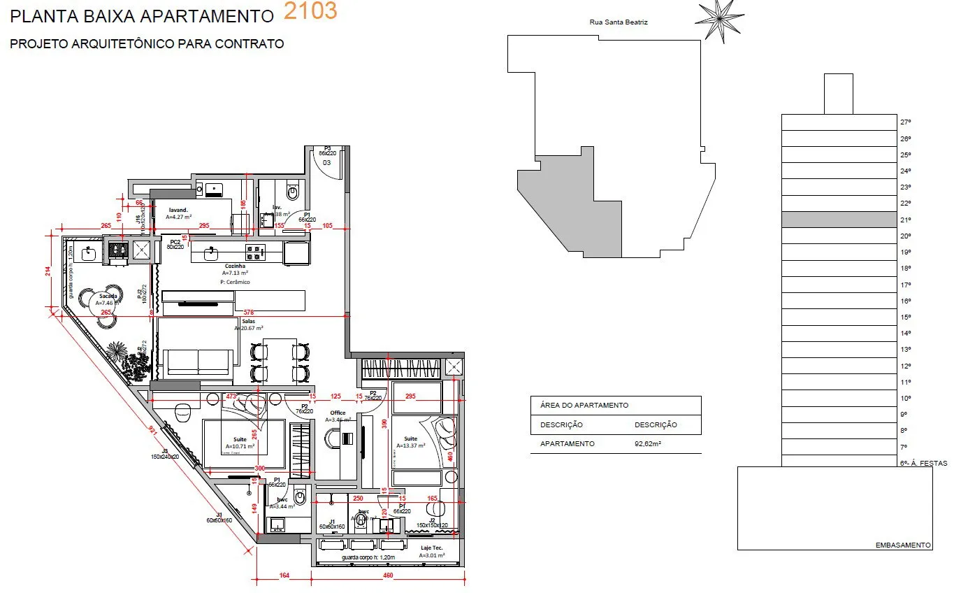 Apartamento 2 suítes + lavabo à venda em Bairro Fazenda, Itajaí, foto 3